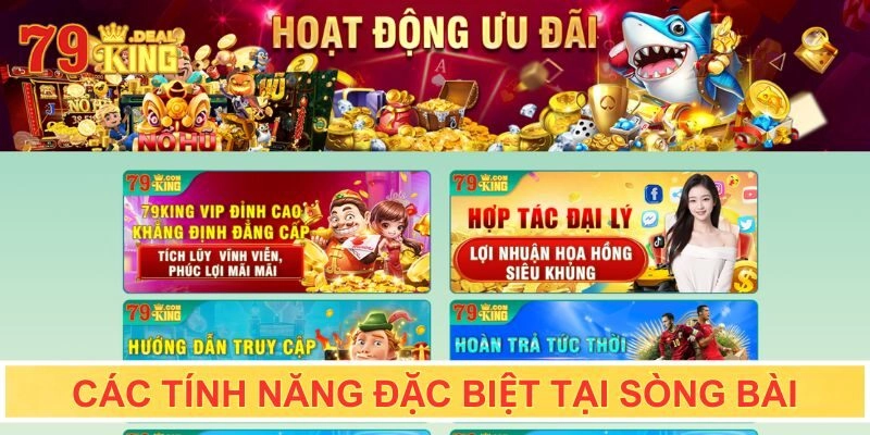 Các tính năng đặc biệt tại sòng bài