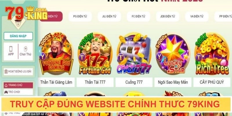 Truy cập đúng vào website chính thống của nhà cái 